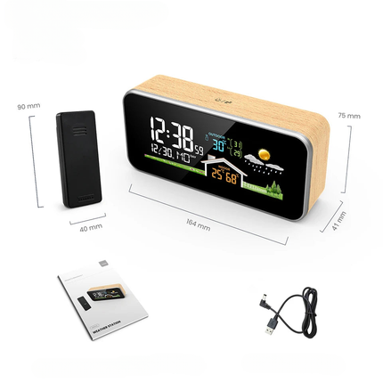 Sveglia smart con stazione meteo