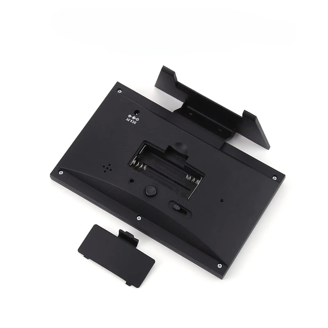 Sveglia digitale con calendario e temperatura