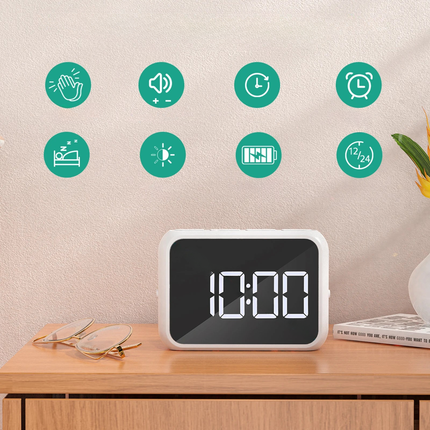 Sveglia digitale da viaggio doppio allarme