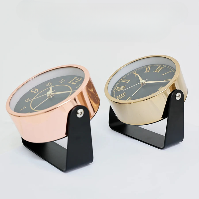 Sveglia di design a batteria rotonda