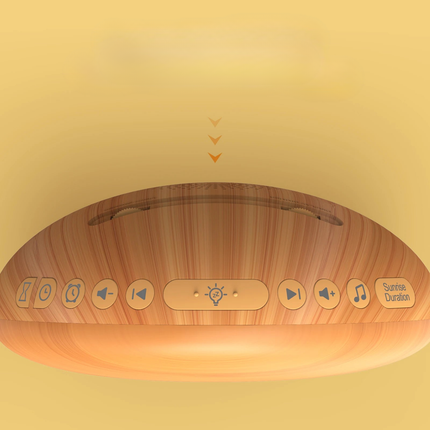 Sveglia luminosa con suoni della natura