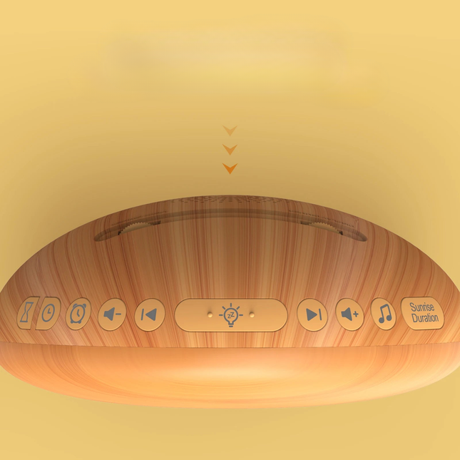 Sveglia luminosa con suoni della natura