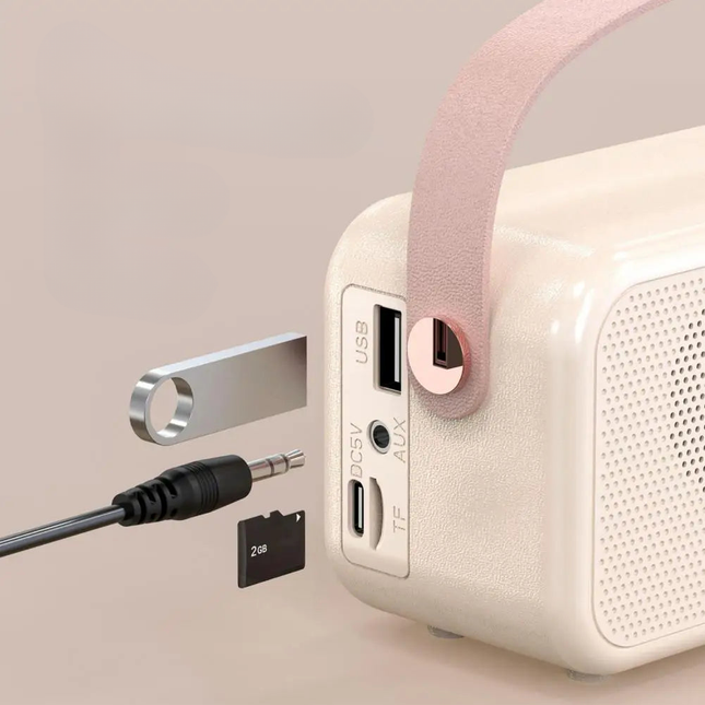 Radiosveglia vintage per bambini con maniglia