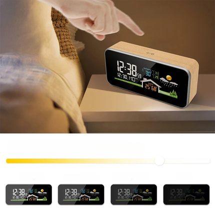 Sveglia smart con stazione meteo