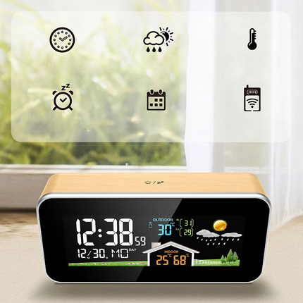 Sveglia smart con stazione meteo