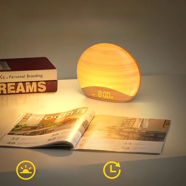 Sveglia luminosa con suoni della natura