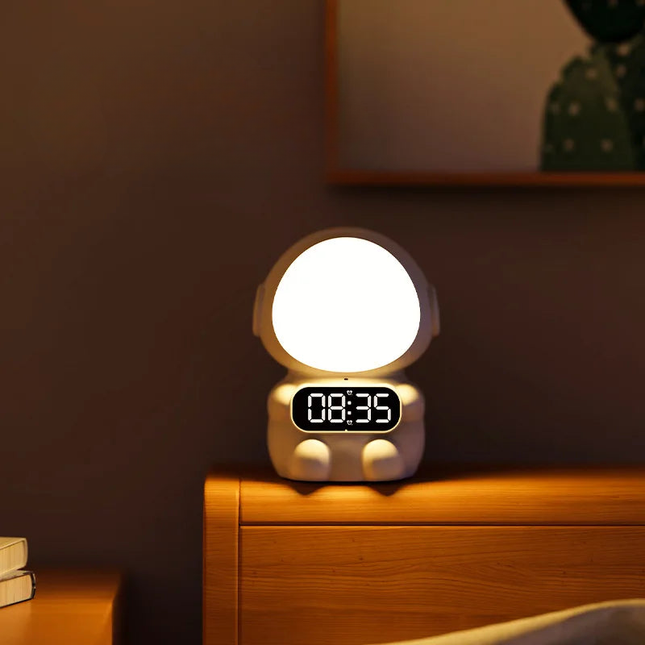 Sveglia astronauta per bambini con luce