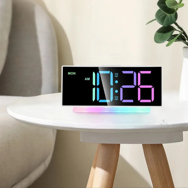 Sveglia digitale luminosa con doppio allarme