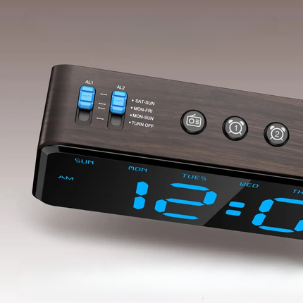 Radiosveglia digitale con alimentazione a rete