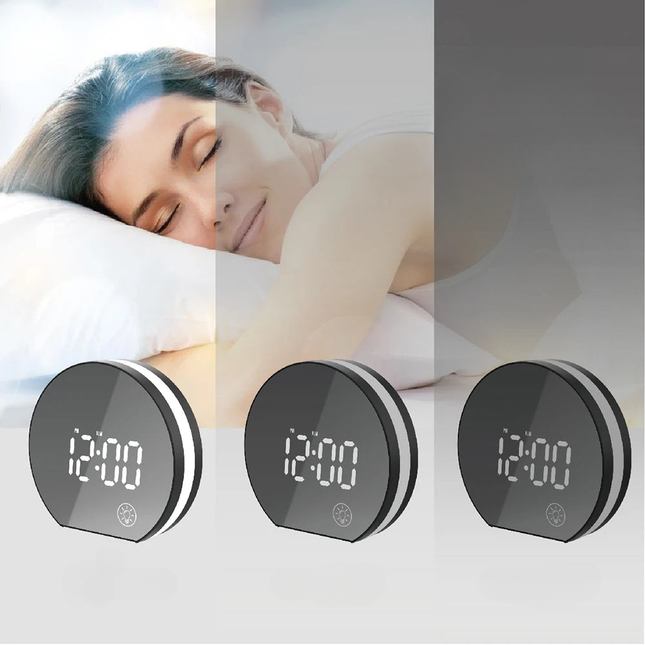 Sveglia digitale a specchio grandi numeri