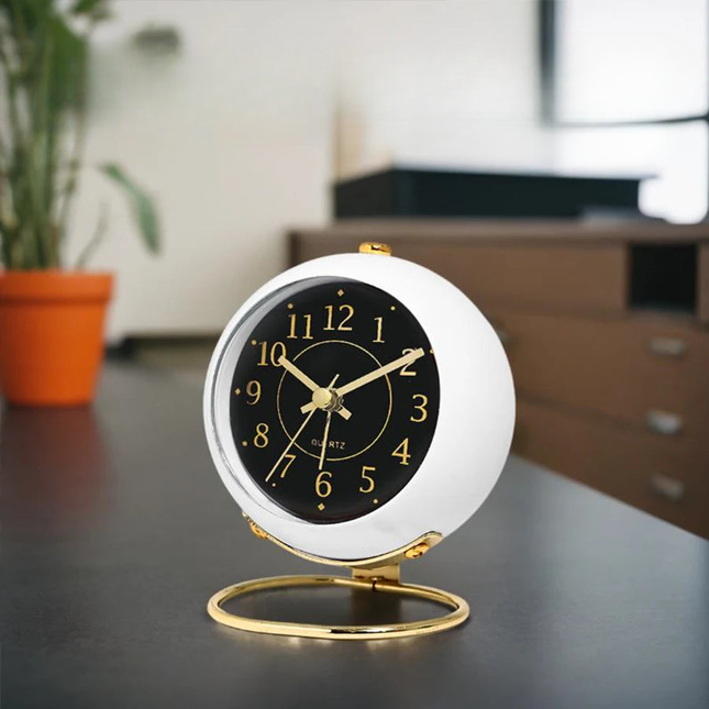 Sveglia analogica rotonda di design