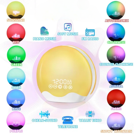 Sveglia luminosa LED cambia colore