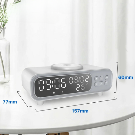 Sveglia digitale con ricarica wireless veloce
