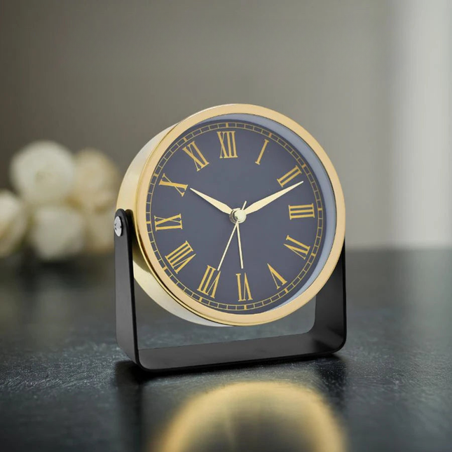 Sveglia di design a batteria rotonda