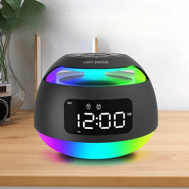 Radiosveglia luminosa con altoparlante bluetooth