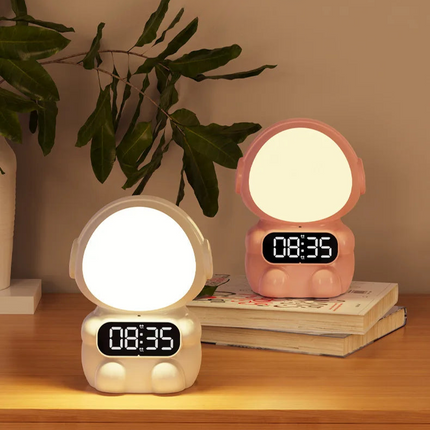 Sveglia astronauta per bambini con luce