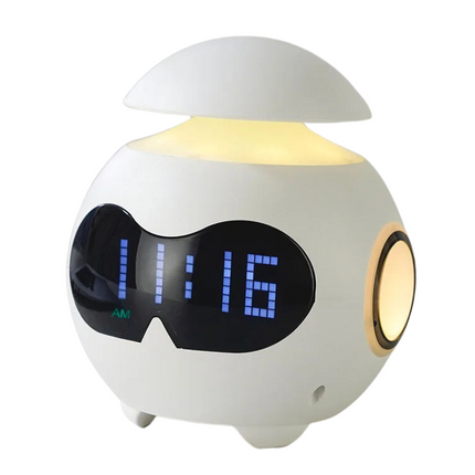 Sveglia robot con indicatore giorno notte
