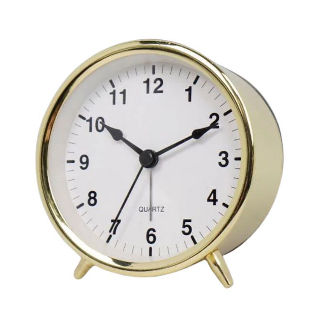 Piccola sveglia a lancette silenziosa