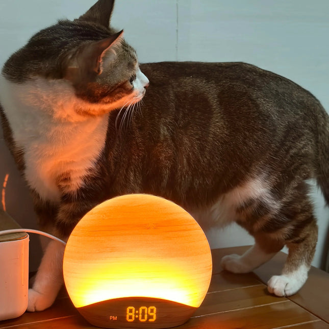 Sveglia luminosa con suoni della natura