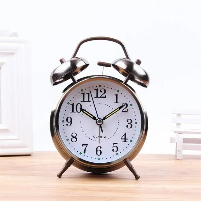 Piccola sveglia vintage con doppio campanello