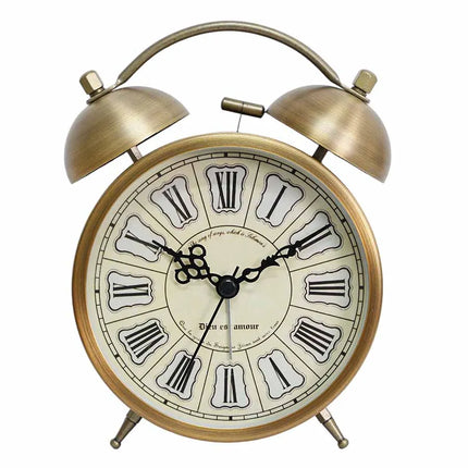 Sveglia vintage a batteria con campanelli