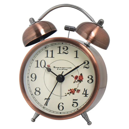 Sveglia vintage design con motivo floreale