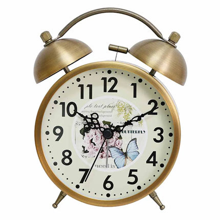 Sveglia vintage a batteria con campanelli
