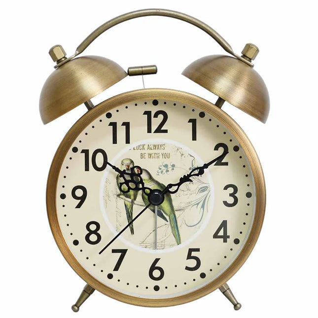 Sveglia vintage a batteria con campanelli