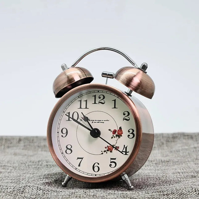 Sveglia vintage design con motivo floreale