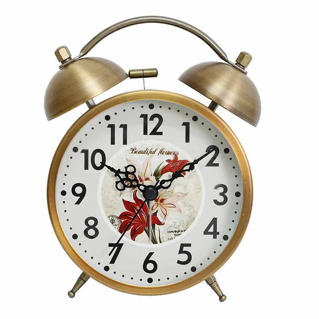 Sveglia vintage a batteria con campanelli