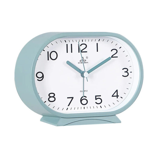 Sveglia da comodino analogica forma ovale