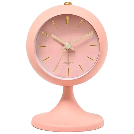 Sveglia vintage bianca con piedistallo