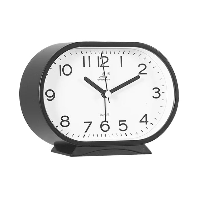Sveglia da comodino analogica forma ovale