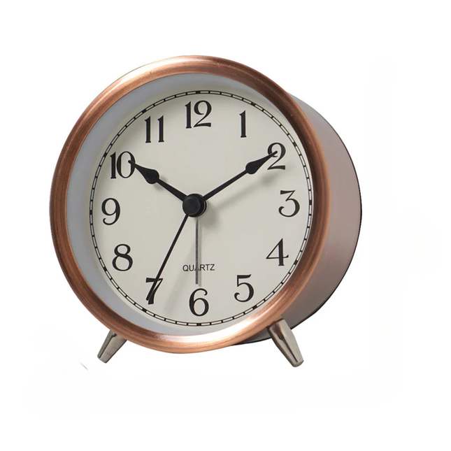 Piccola sveglia a lancette silenziosa