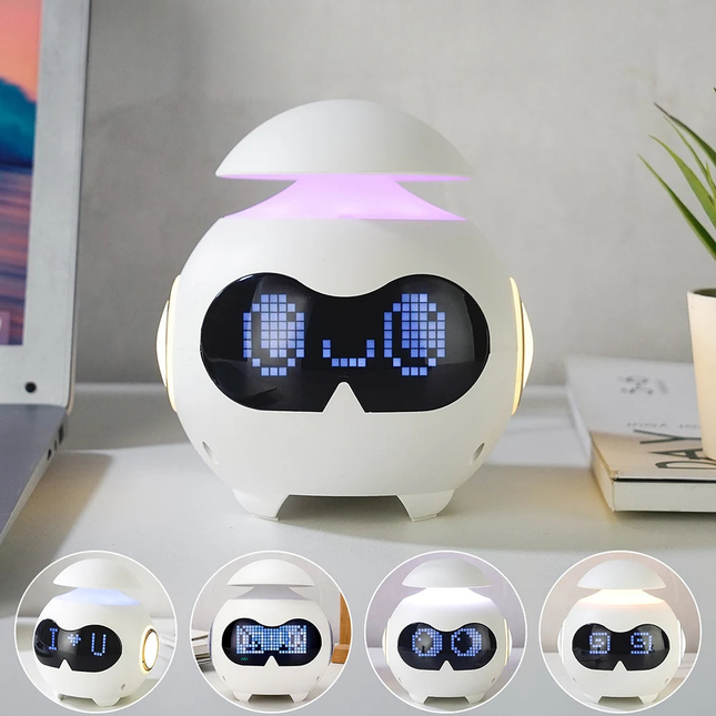 Sveglia robot con indicatore giorno notte