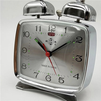 Sveglia meccanica quadrata stile retrò