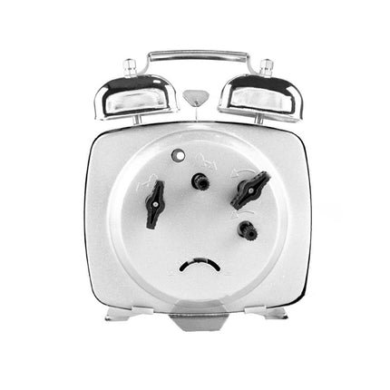 Sveglia meccanica quadrata stile retrò