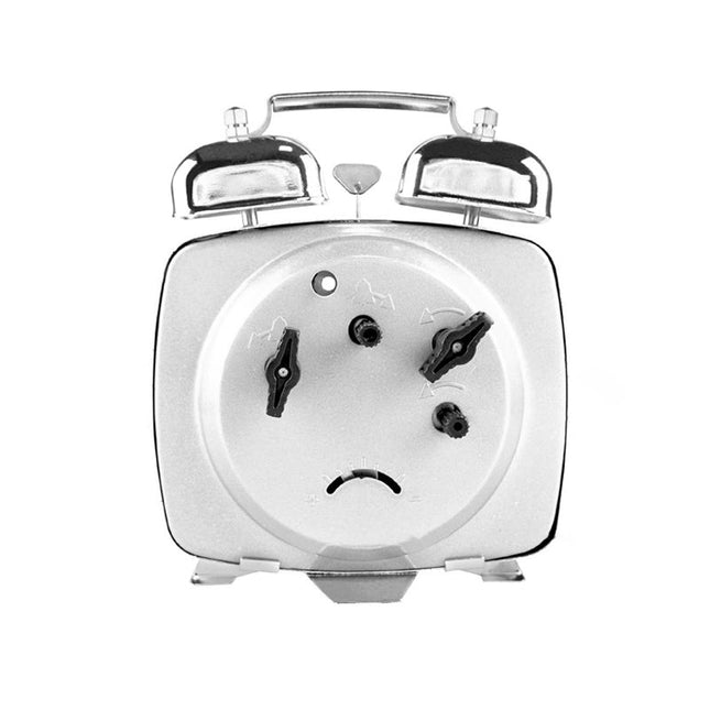 Sveglia meccanica quadrata stile retrò