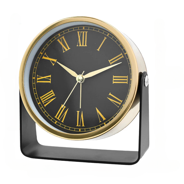 Sveglia di design a batteria rotonda