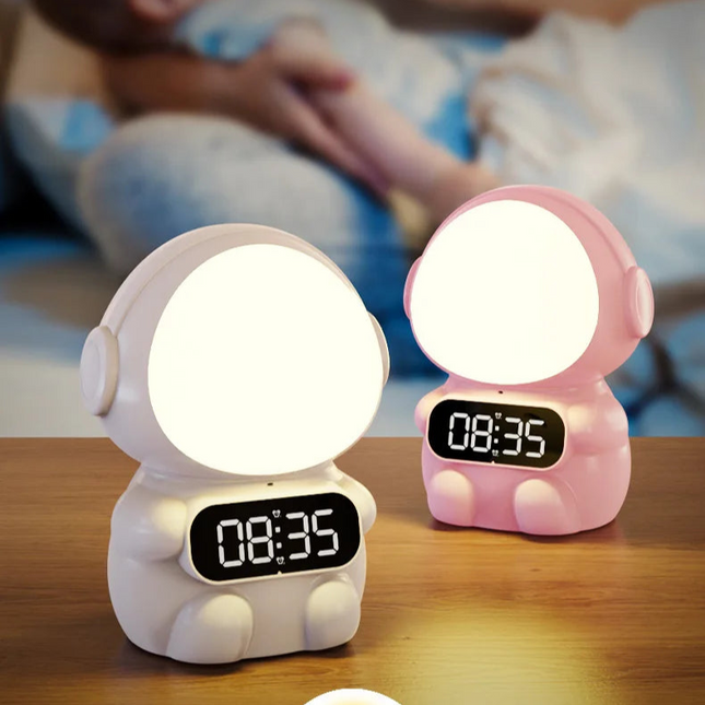 Sveglia astronauta per bambini con luce