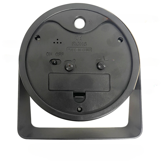 Sveglia di design a batteria rotonda