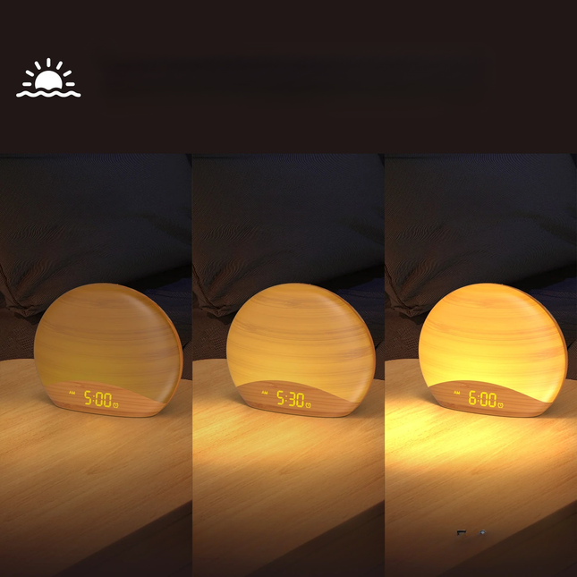 Sveglia luminosa con suoni della natura