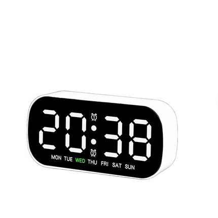 Piccola sveglia digitale da comodino