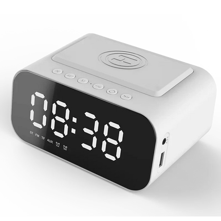 Radiosveglia con ricarica wireless e Bluetooth