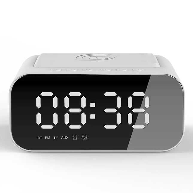 Radiosveglia con ricarica wireless e Bluetooth