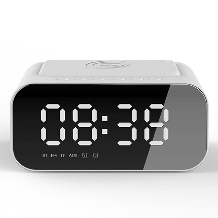 Radiosveglia con ricarica wireless e Bluetooth