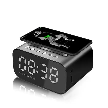 Radiosveglia con ricarica wireless e Bluetooth