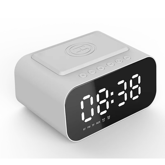 Radiosveglia con ricarica wireless e Bluetooth