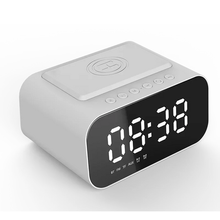 Radiosveglia con ricarica wireless e Bluetooth