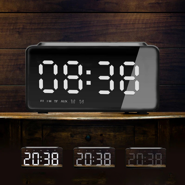 Radiosveglia con ricarica wireless e Bluetooth